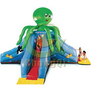 octopus inflatable slide